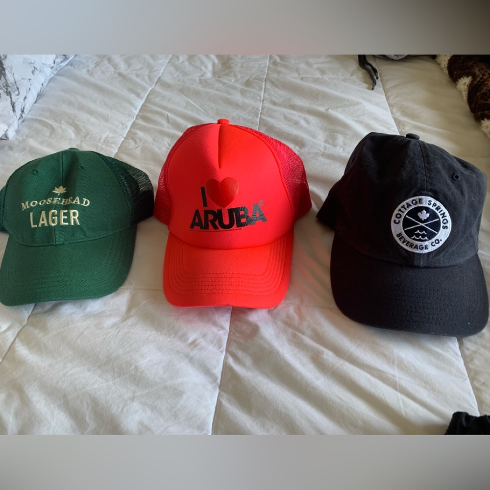 3 ball hats 🧢